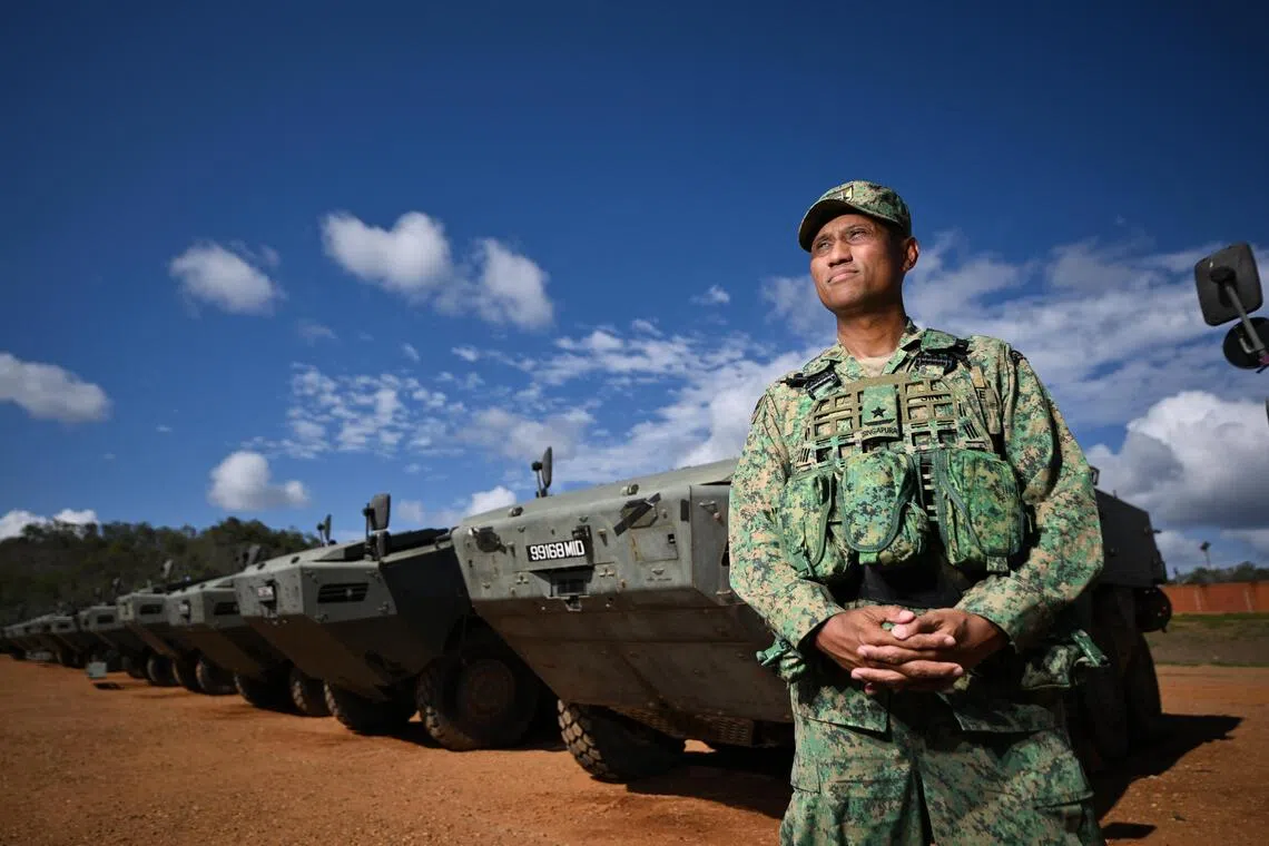 Chief Infantry Officer Fairoz Hassan said the NGIB limits the risks soldiers face during high-risk operations.