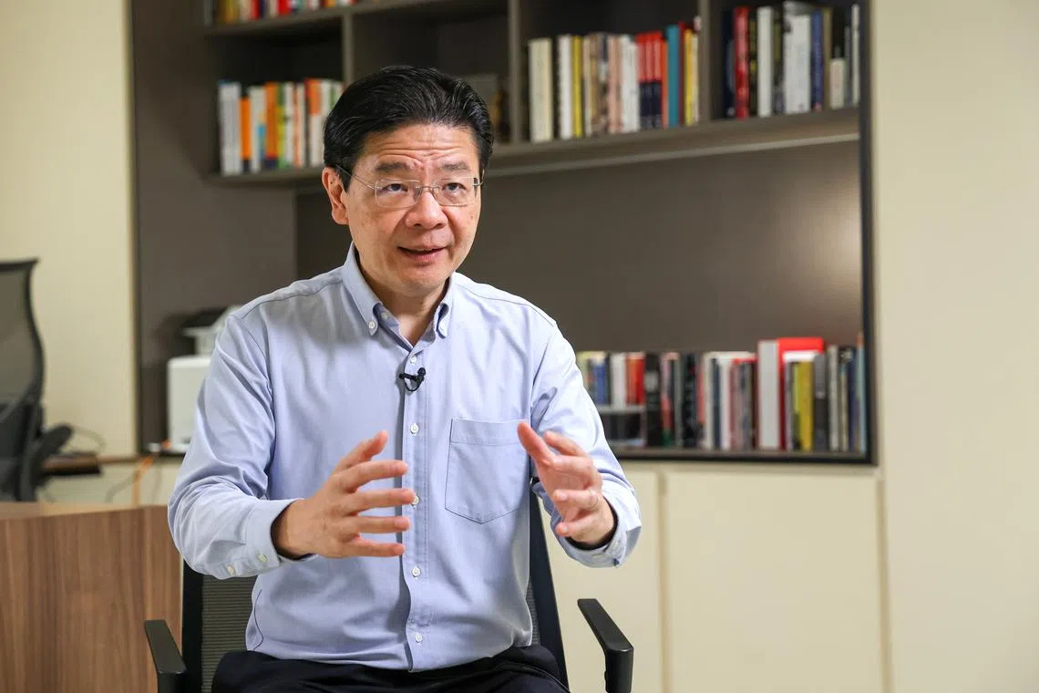Prime Minister Lawrence Wong speaking in a video posted to his YouTube channel on July 5.