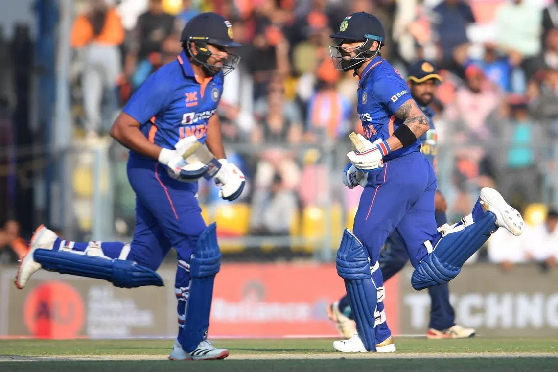 Hardik Pandya, who led India to a 2-1 Twenty20 series win over Sri Lanka earlier in January, is expected to take charge again in their upcoming T20 series against New Zealand, after Virat Kohli (right) and skipper Rohit Sharma (left) were dropped.