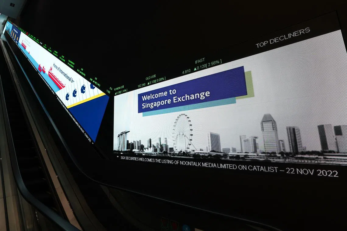 Photos by Yen meg Jiin: Interior and exterior of SGX