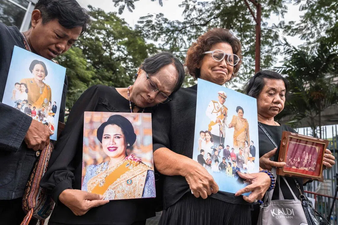 Demand for black and dark-toned clothing has surged nationwide as Thais mourn the passing of queen Sirikit.