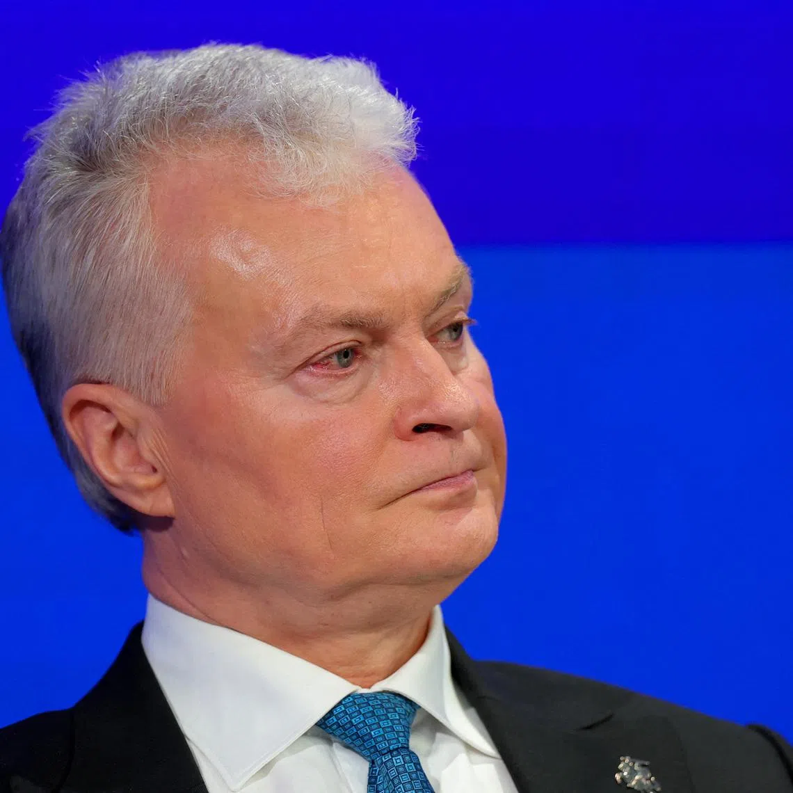 Lithuania's President Gitanas Nauseda attends the 56th annual World Economic Forum (WEF) meeting in Davos, Switzerland, January 20, 2026. REUTERS/Denis Balibouse