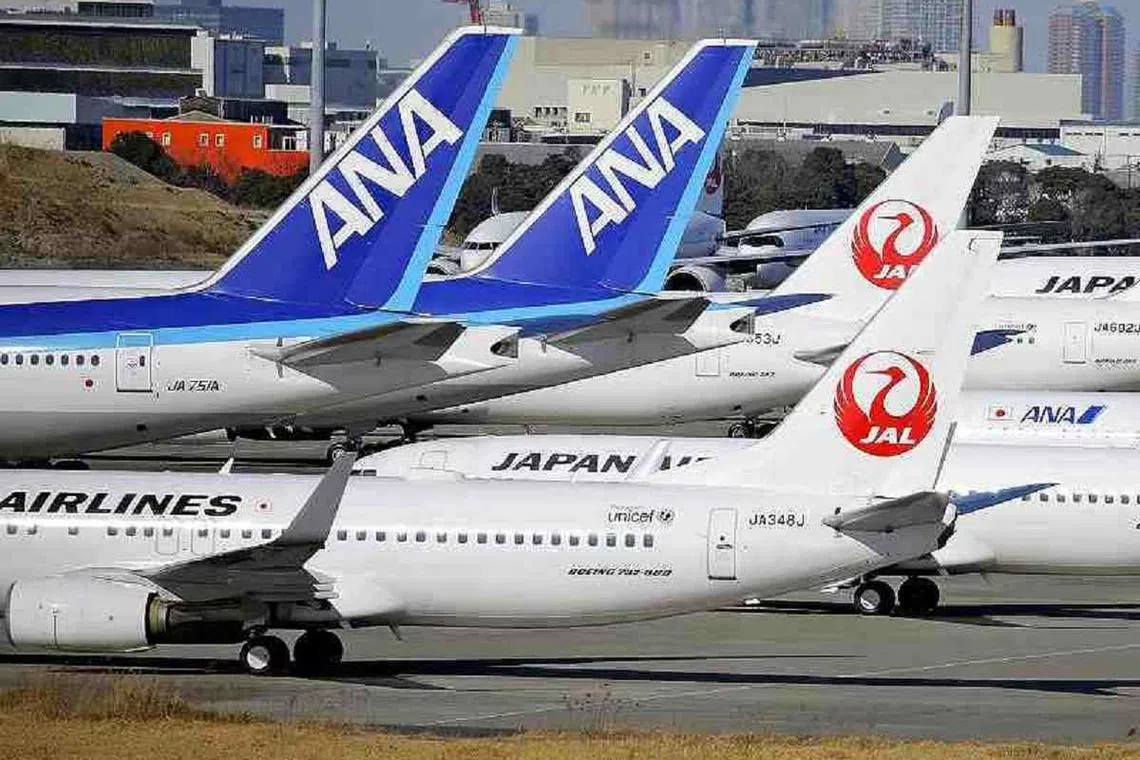 A Japan Airlines plane and an All Nippon Airways plane both had toilet-drainage problems that caused them to return to their departure airports on Dec 10. 