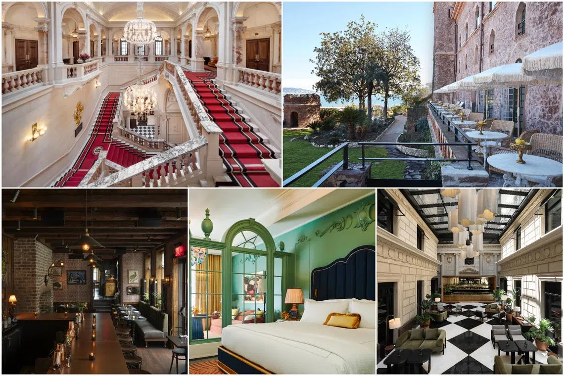 Here are five new hotels in historic spaces where you can delight in the architecture of vanished days even as you indulge in the latest luxuries.