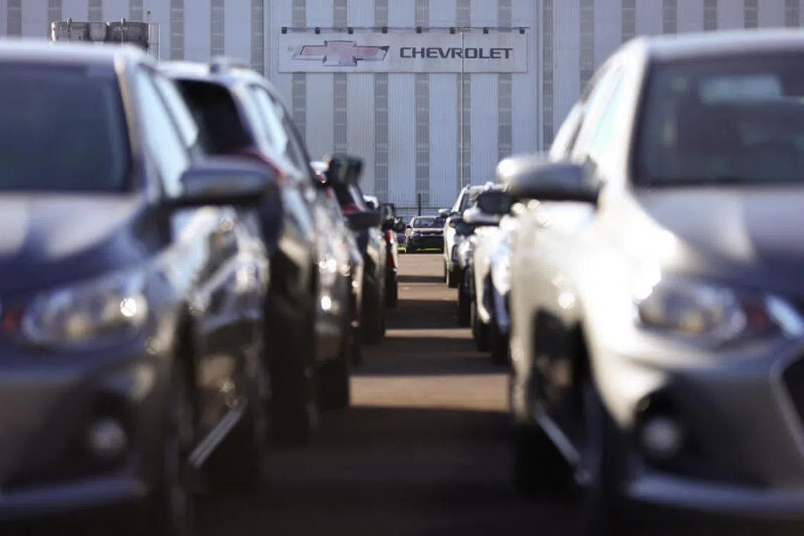 New cars are seen in the yard of the General Motors factory in Gravataí, Rio Grande do Sul, Brazil, May 30, 2025. REUTERS/Diego Vara