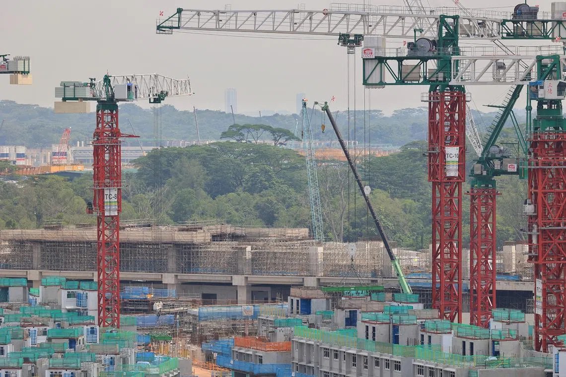 The GLS site in Tengah Garden Avenue (forested area in the background) can yield 860 units and 3,000 sq m of commercial space.
