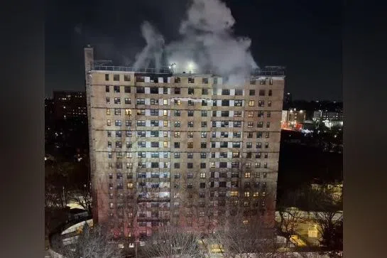 The blast struck shortly after midnight at 3485 Bivona Street in New York’s Bronx borough.