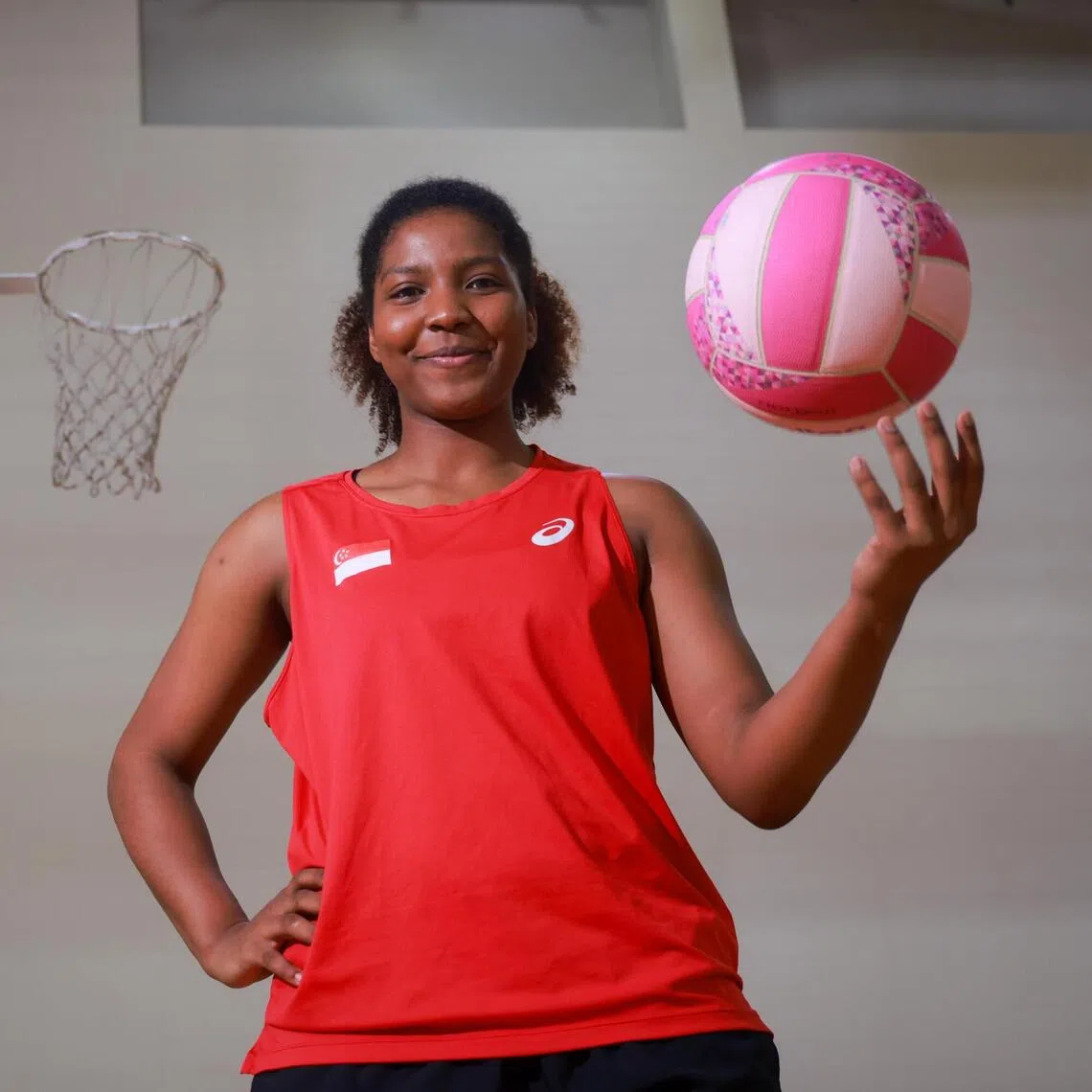 Netball player Faithmaria Lawrence will be making her debut at the Asian Netball Championship.