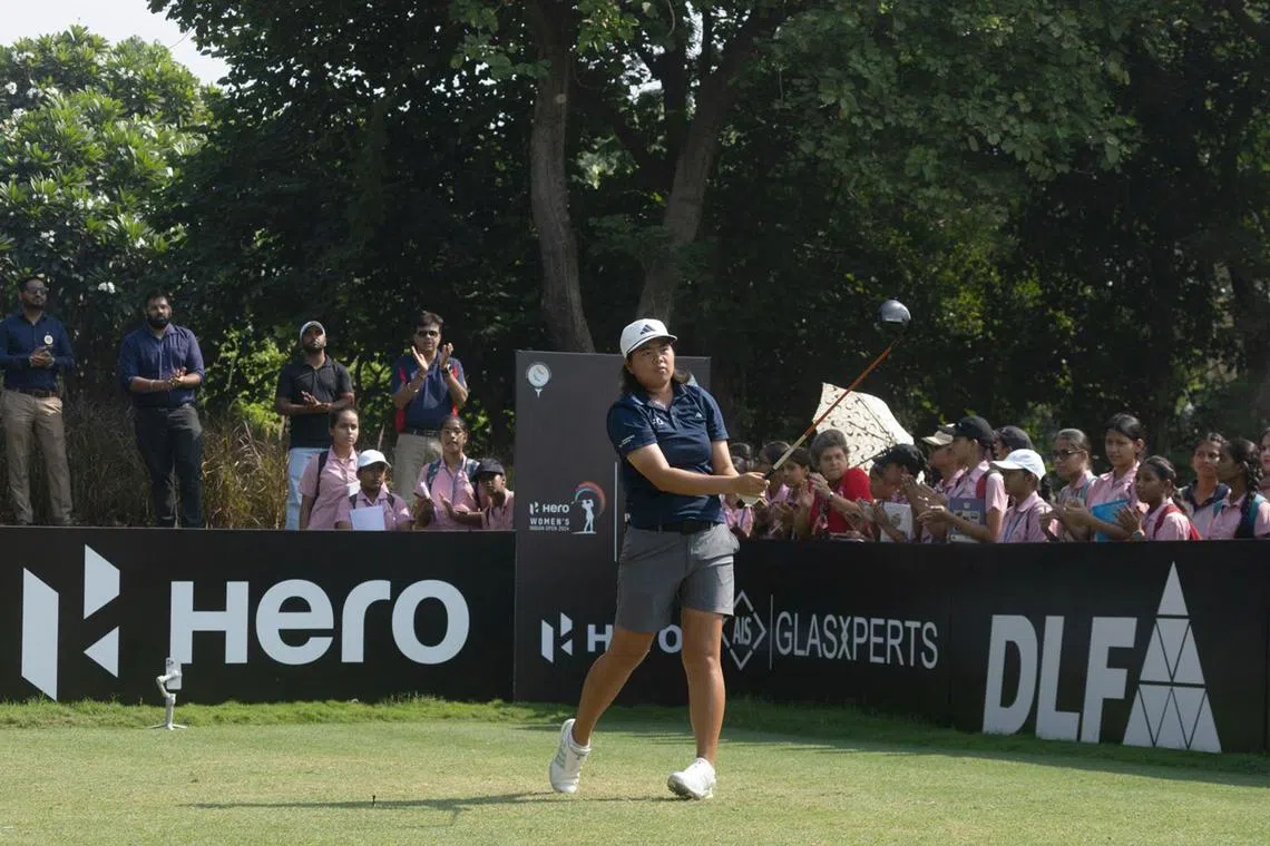 dggolf27 - Shannon Tan in action at the Hero Women’s Indian Open.


Credit : Ladies European Tour