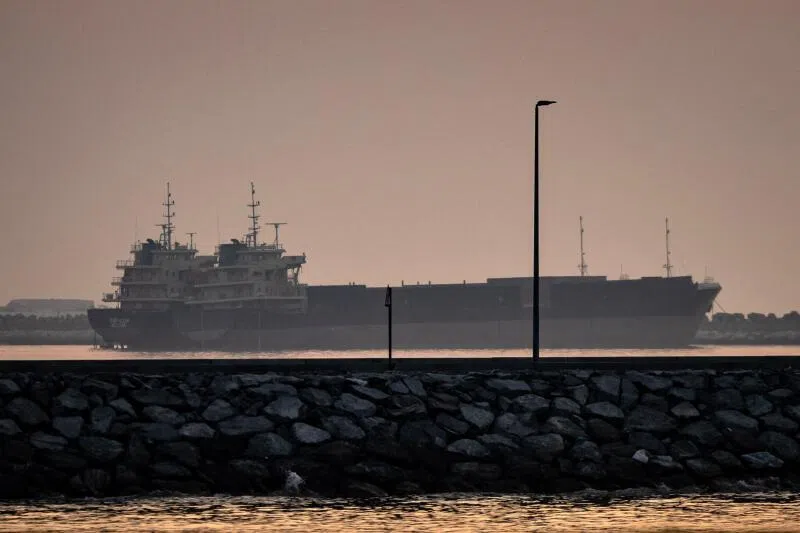 Ships anchored off Dubai on July 31. Iran said it was close to reaching a deal with Oman on a new route that respects the sovereign rights of both sides.