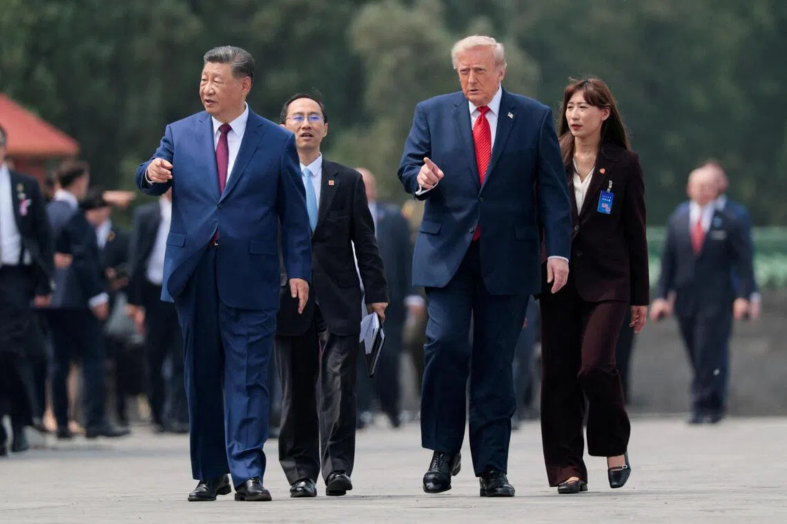US President Donald Trump and Chinese President Xi Jinping last met in Beijing on May 14. They will meet again in Washington on Sept 24.