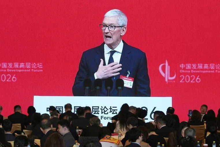 Apple's chief executive Tim Cook said Apple and China share common goals.