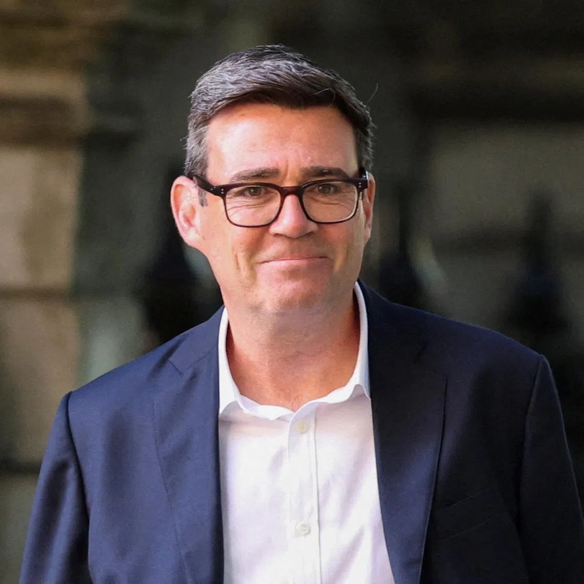 FILE PHOTO: Andy Burnham, British member of parliament (MP) for Makerfield, arrives for a radio interview on LBC's \"Tonight with Andrew Marr\", in London, Britain, July 2, 2026. REUTERS/Isabel Infantes/File Photo