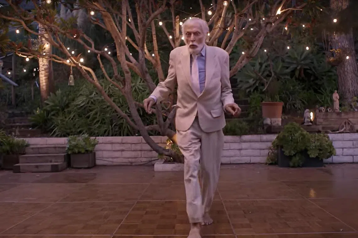 Dick Van Dyke dances barefoot in Coldplay’s music video, All My Love.