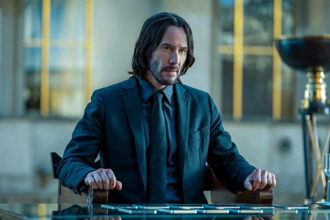 Actor Keanu Reeves is known for his roles in the action-packed John Wick series.