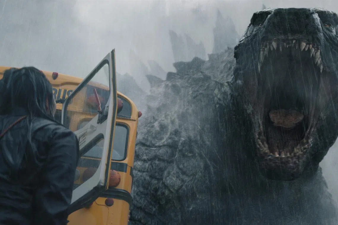 A still from Monarch: Legacy Of Monsters featuring Godzilla.