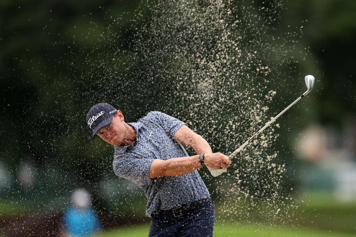 Vincent Norrman of Sweden, pictured at the FedEx St. Jude Championship, won the Irish Open on Sunday.