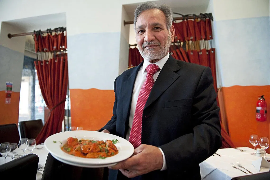 Mr Ahmed Aslam Ali's dish went on to become the most popular dish in British restaurants.