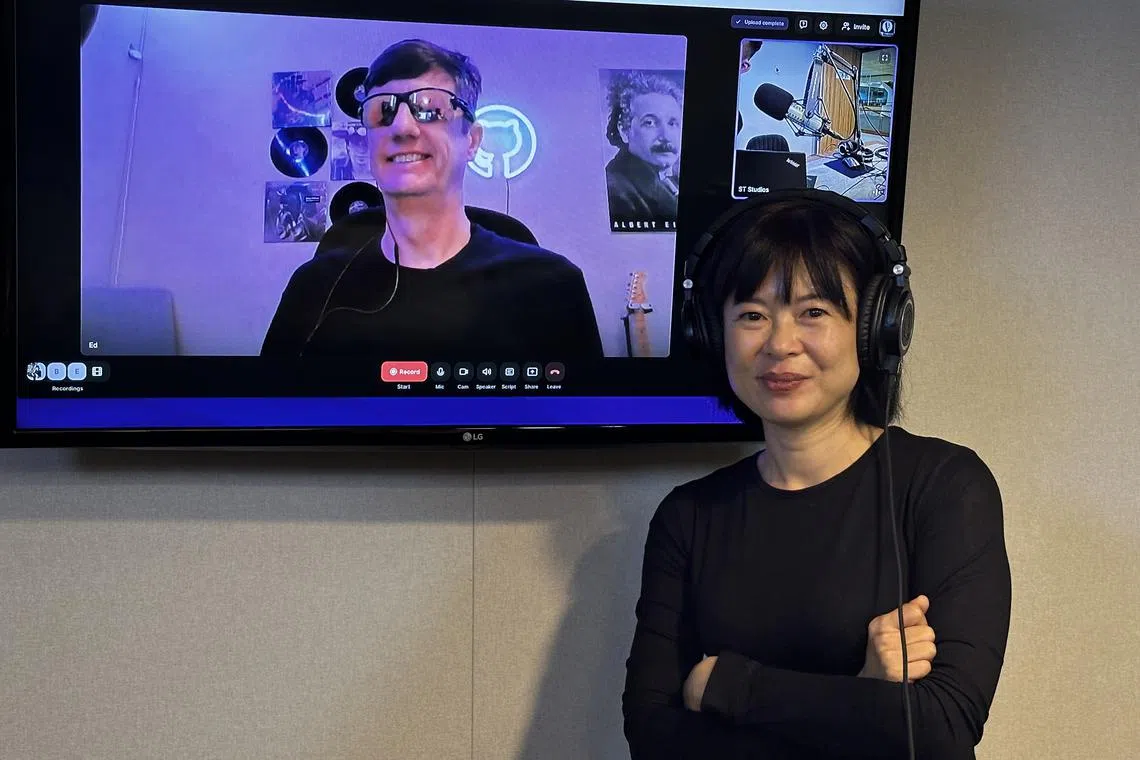 In this episode, ST's senior business correspondent Krist Boo speaks with Ed Summers (pictured on screen), head of accessibility at GitHub.
