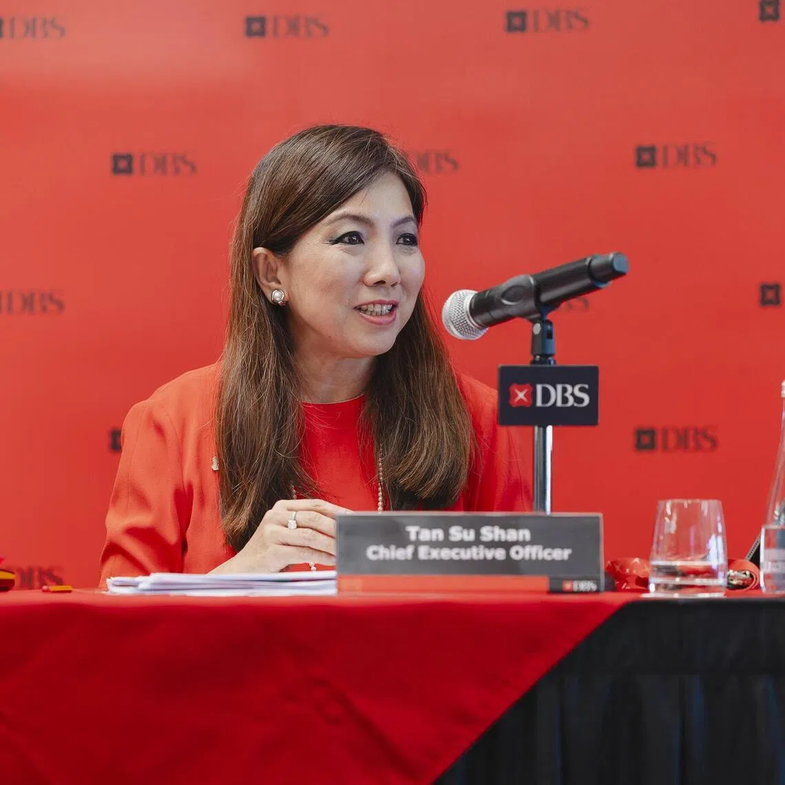 DBS chief executive Tan Su Shan said that DBS’s exposure to the Middle East region is "very, very limited."