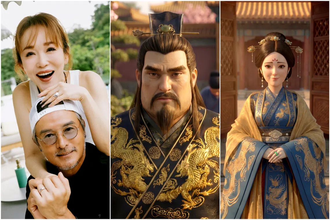 Fann Wong and Christopher Lee will will play the role of an emperor and empress respectively in a local animated feature film titled Library Of Mystory.