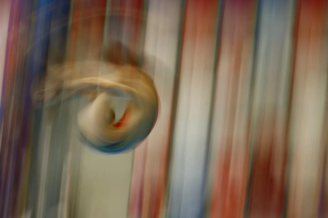 A diver in action during warm up before the men's platform final during the Southeast Asian Games (SEA Games) at the Morodok Techo National Aquatics Centre, Phnom Penh, Cambodia on May 11.