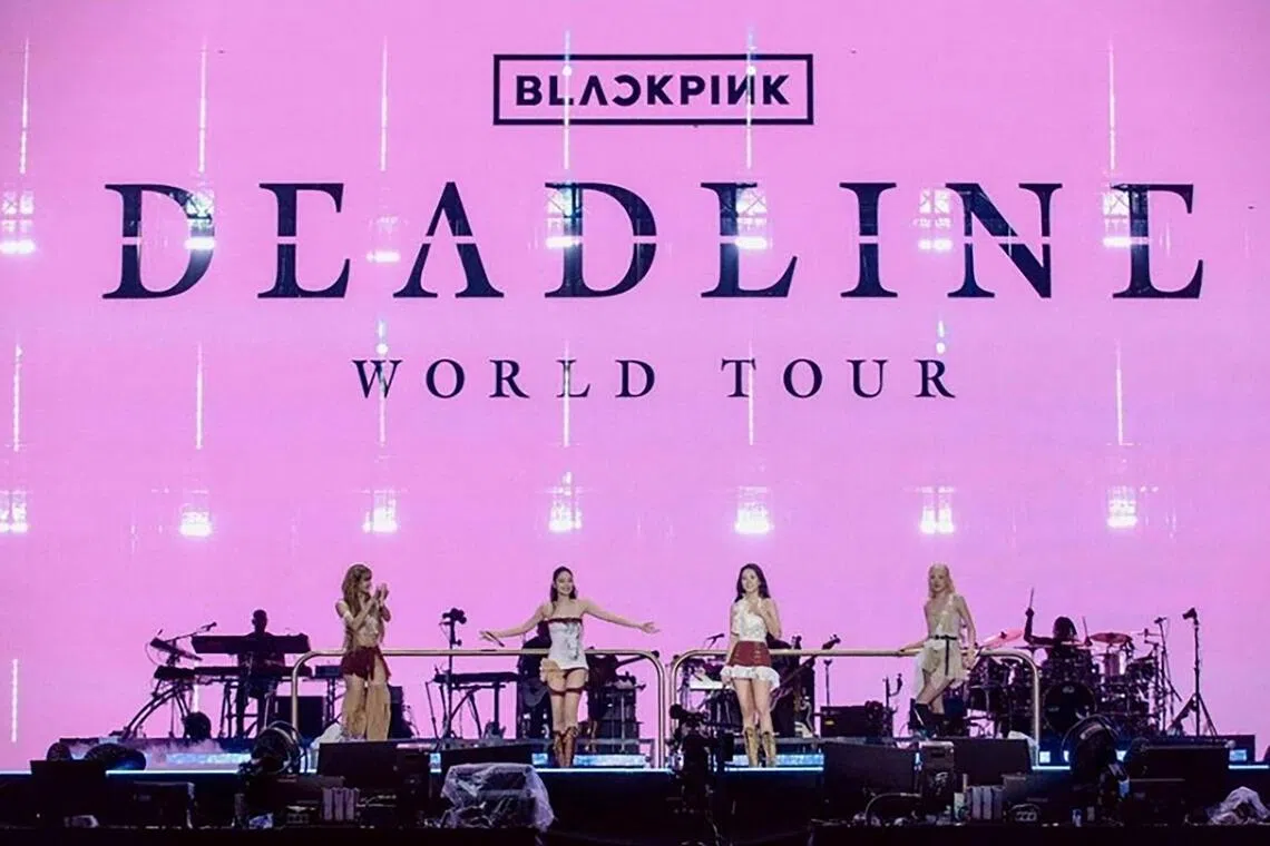 Blackpink's Deadline world tour kicked off on July 5 and 6 at Goyang Sports Complex in Gyeonggi Province.