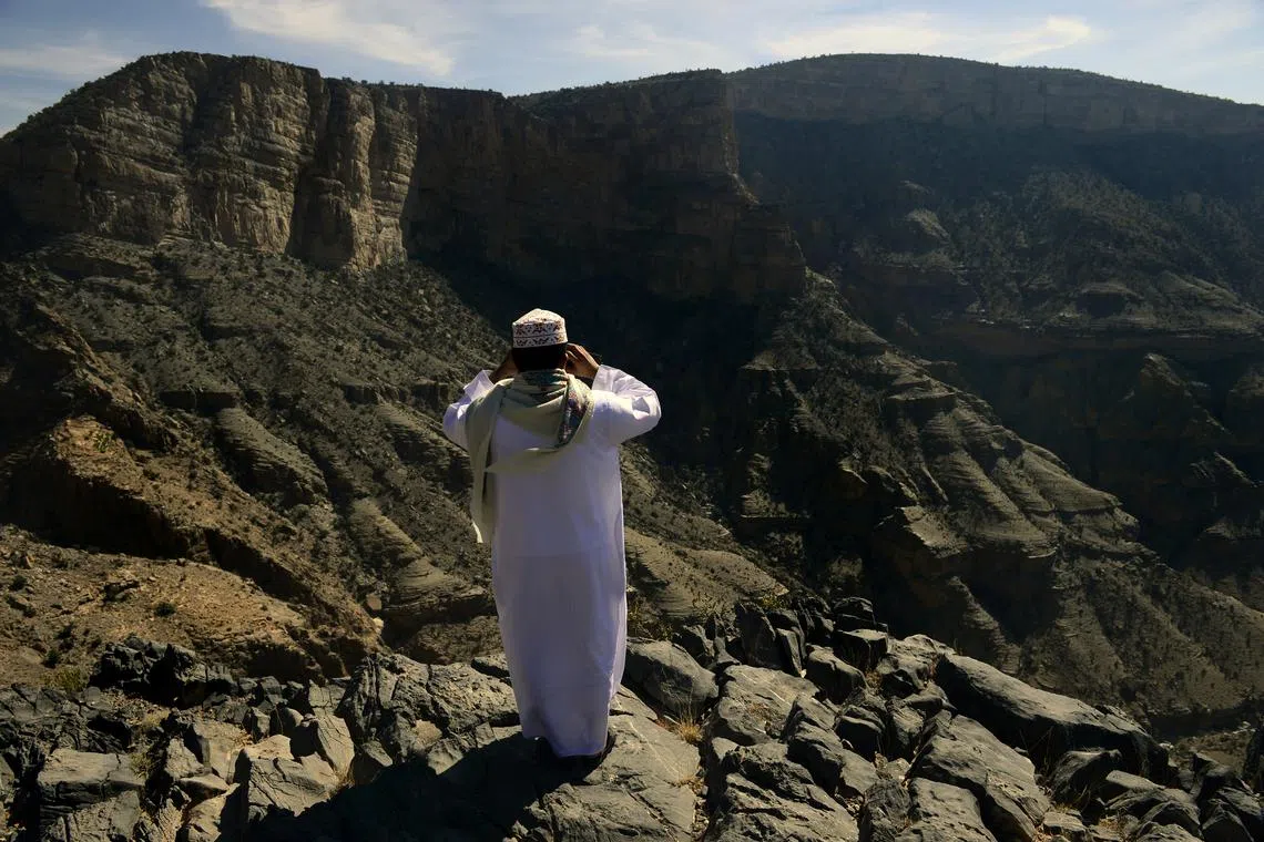The Hajar Mountains has one of the world’s largest deposits of olivine, which can be scattered along shorelines to absorb carbon dioxide.