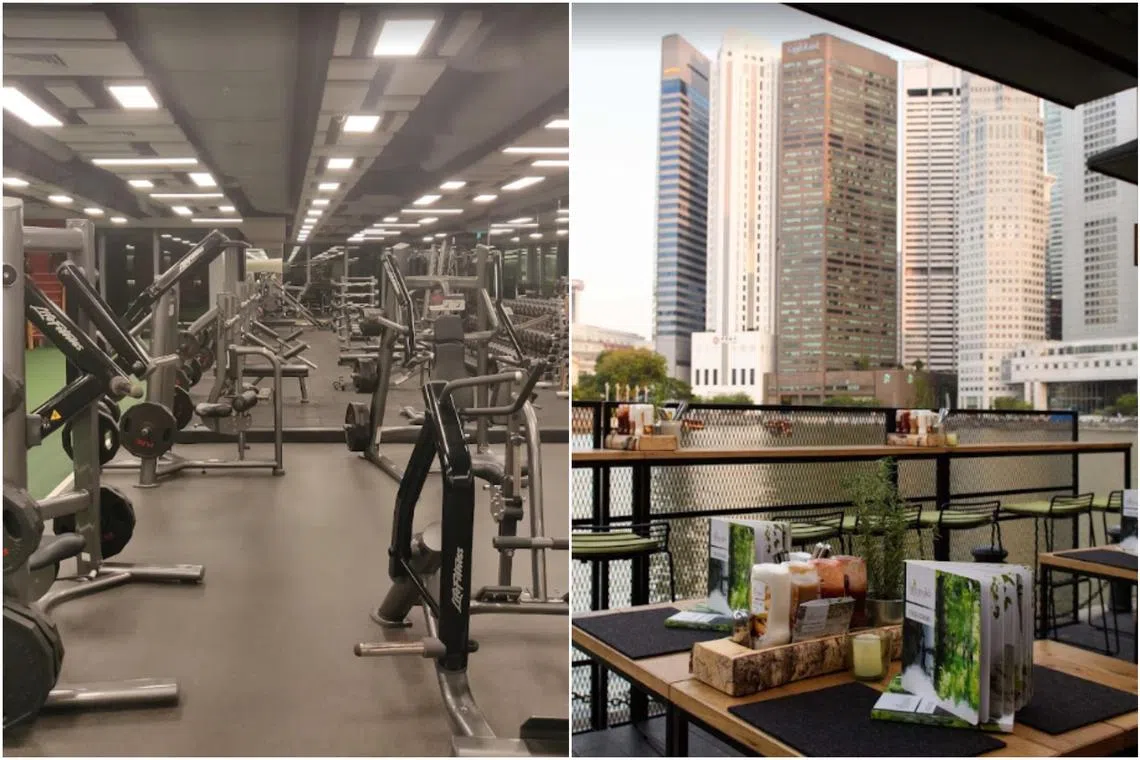 Some of the premises affected by the bid-rigging include the Ocean Financial Centre’s Pure Fitness gym and Hans Im Gluck’s outlet at Boat Quay. 