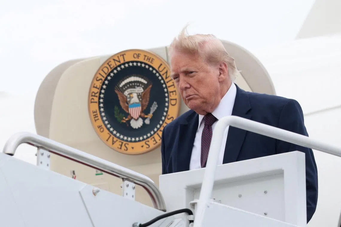 The campaign style rally underscores how US President Donald Trump appears to blur the line between offcial commermoration and campaign-style politics.