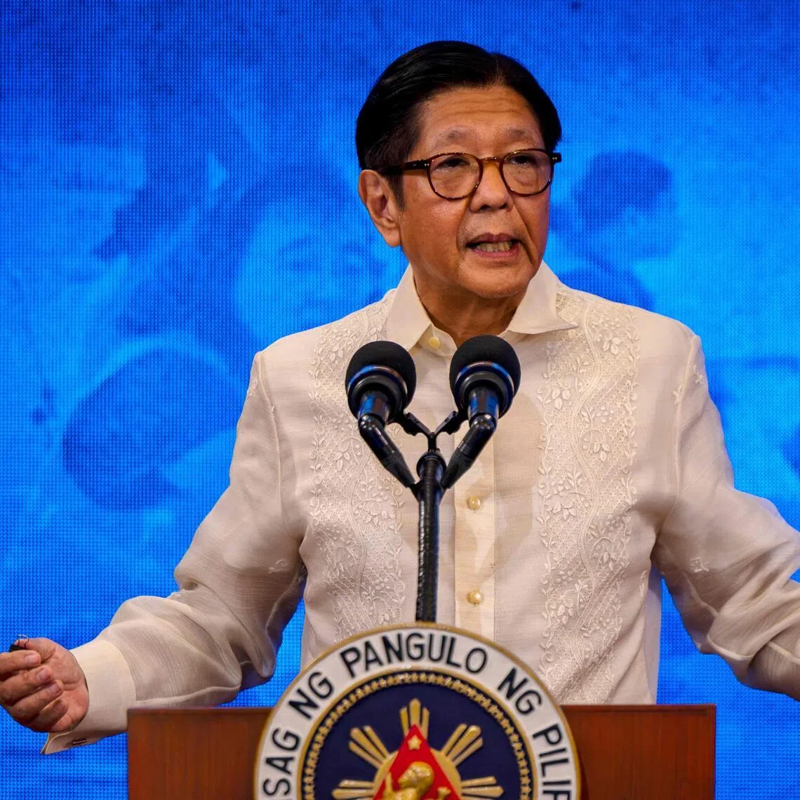 President Ferdinand Marcos Jr was hospitalised for a colon inflammation in January.