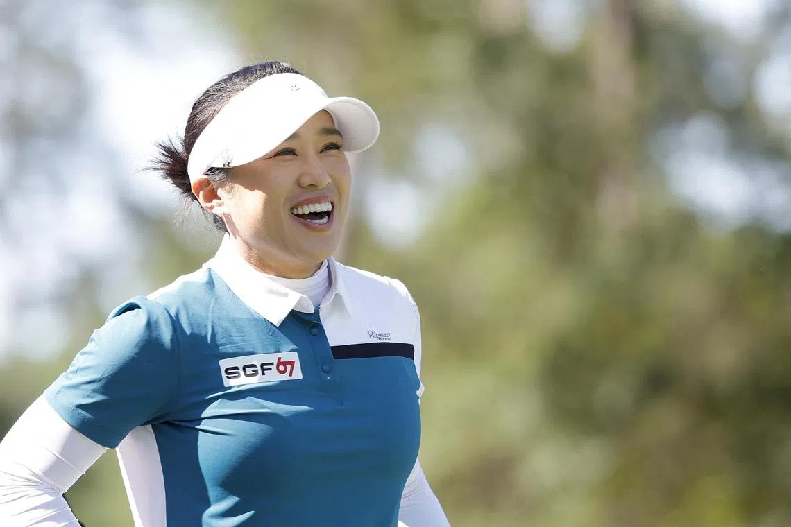 South Korea's Amy Yang produced five birdies on the front nine and only a single bogey on the par-4 11.