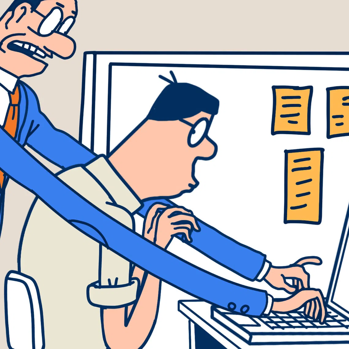 There is a difference between a boss who checks in on employees and one who constantly hovers like a “helicopter parent” over them.