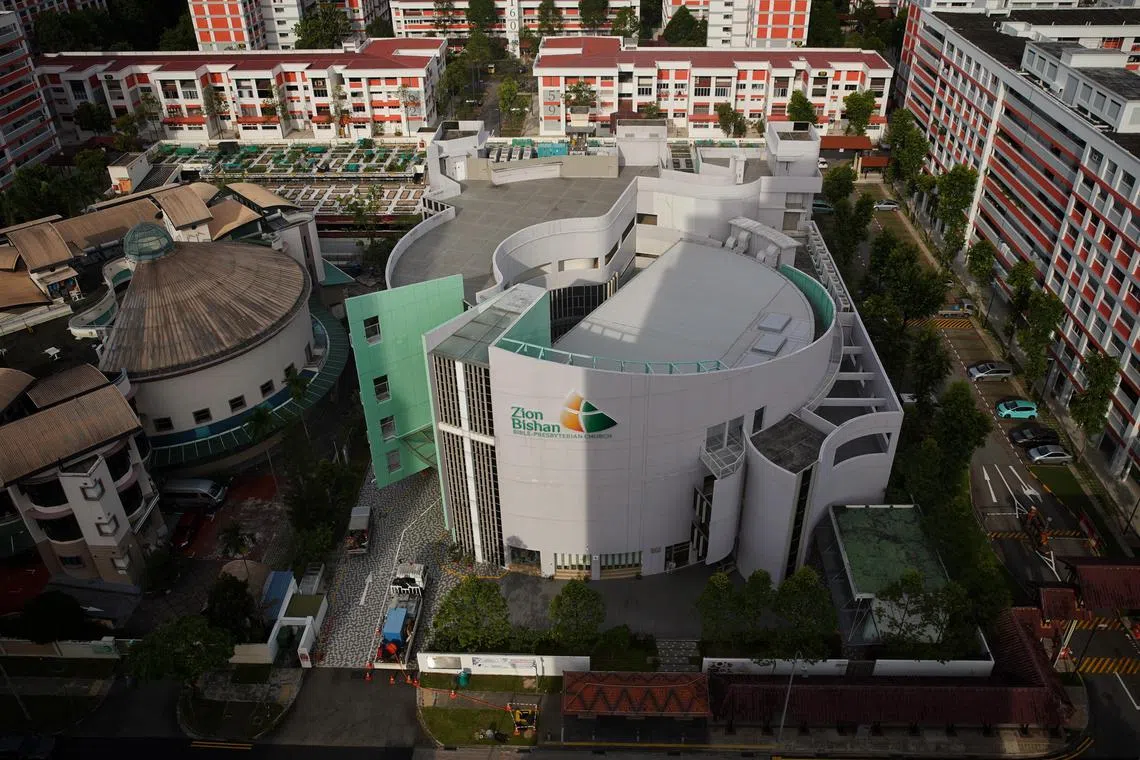 Zion Bishan Bible Presbyterian Church pictured June 29, 2022.