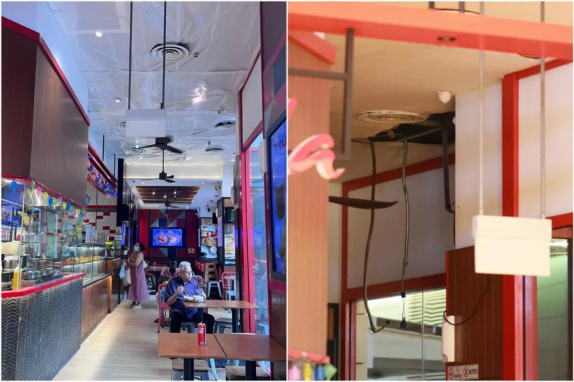 The water leakage on Saturday was the second such incident that happened in Jurong Point in April.