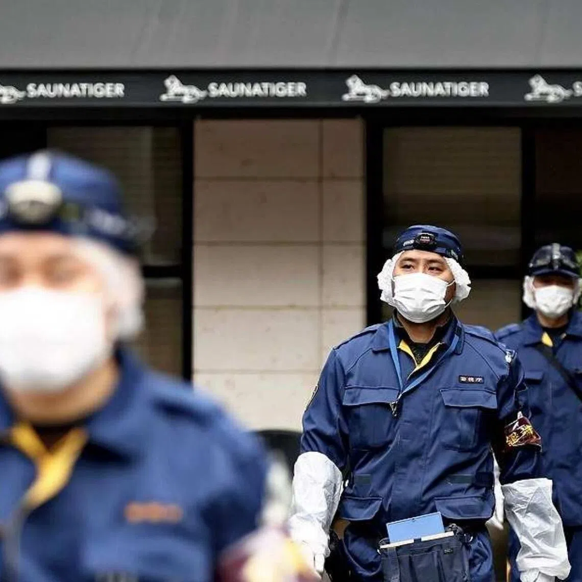 The fire broke out at around noon on Dec 15, 2025, in a private room at sauna shop Saunatiger in Tokyo.