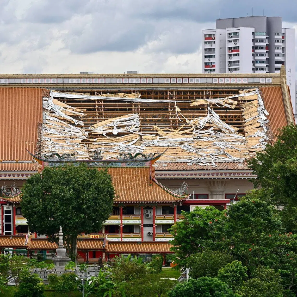 The BCA has ordered the building owner to appoint a professional engineer to investigate the cause of the collapse.