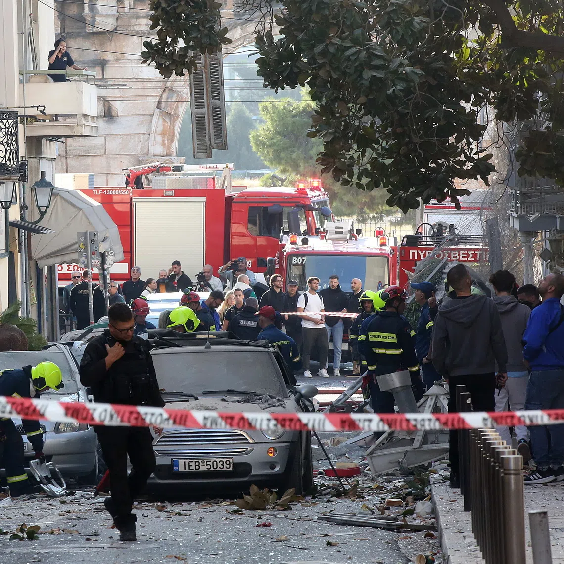 The blast occurred at a two-storey building in Plaka near some of Athens’ most popular sites, including the Acropolis and the Temple of Zeus.