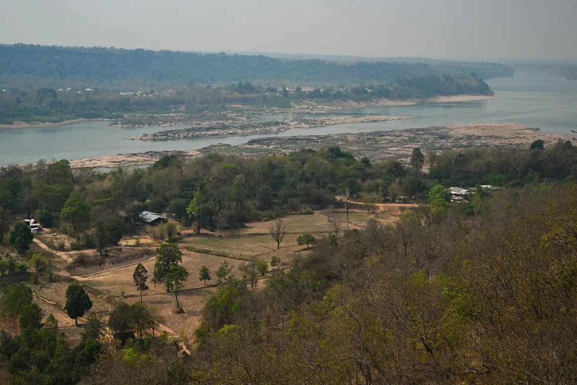 The Mekong River in Laos, where several hydropower projects are located.