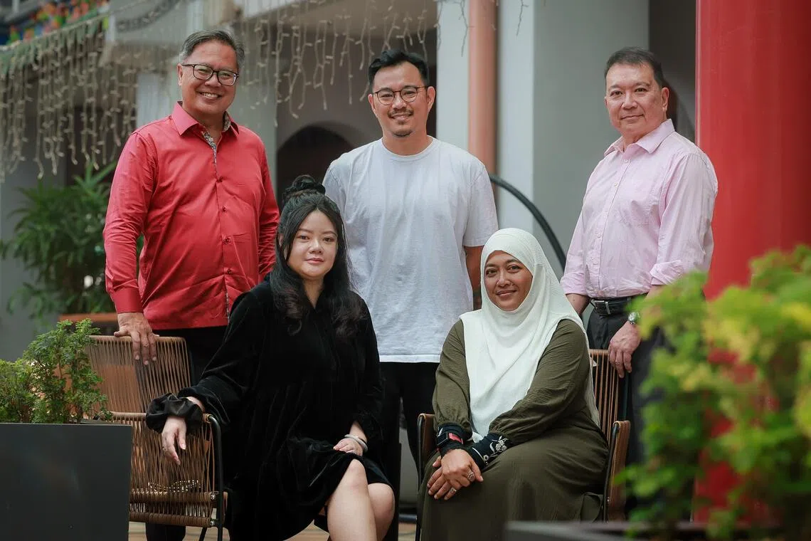 (Clockwise, from top left) Mr Ahmad Nizam Abbas, Mr Esmond Wee, Mr Wong Siew Hong, Ms Tahirah Mohamed and Ms Winnie Wong are among the over 60 people about a new book about differently wired minds.