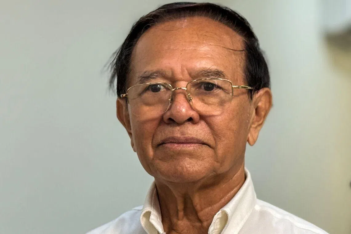 Former Cambodia National Rescue Party leader Kem Sokha has been held under house arrest since he was found guilty of treason in March 2023.