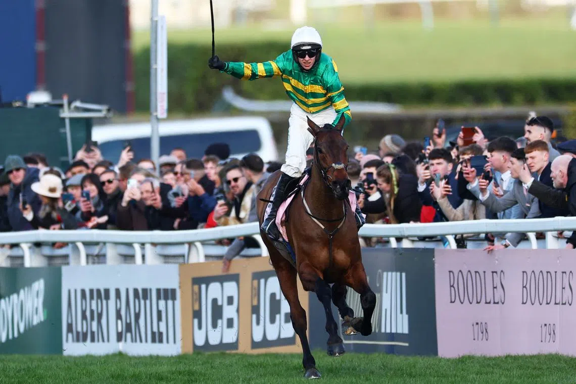 Horse racing-Inothewayurthinkin wins Cheltenham Gold Cup | The Straits ...