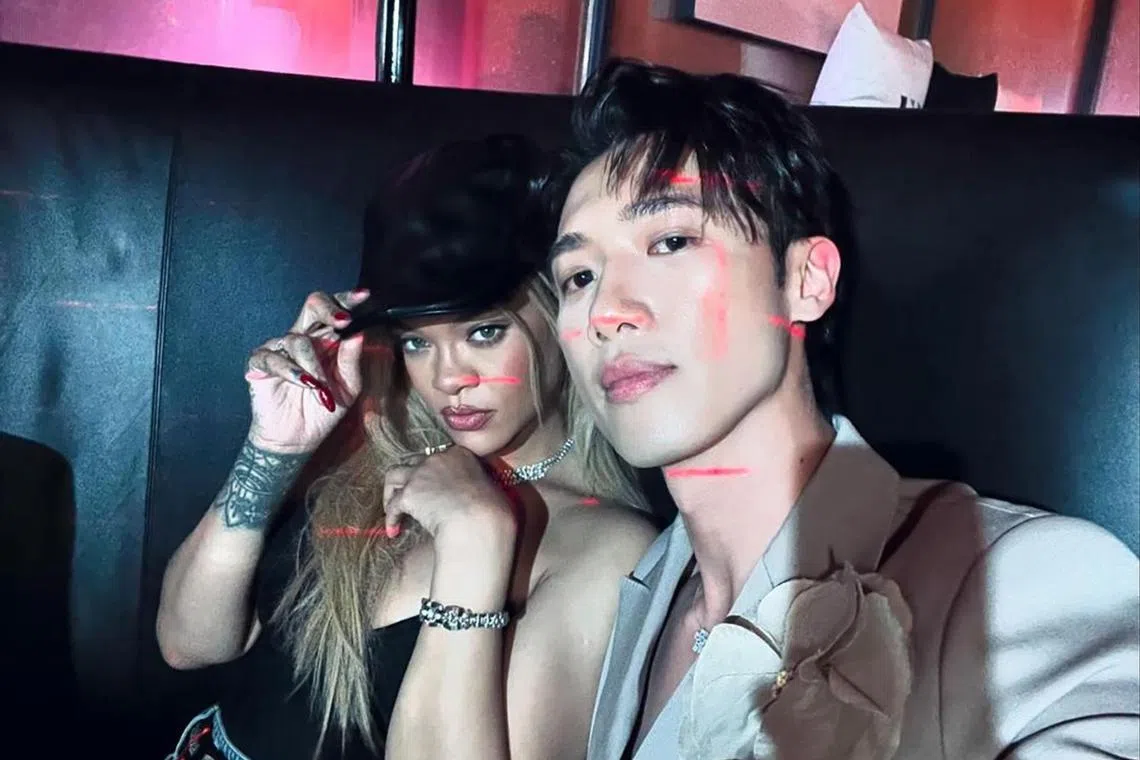 Stanley Yau was recently in Shanghai to attend Rihanna’s product launch of her make-up brand.