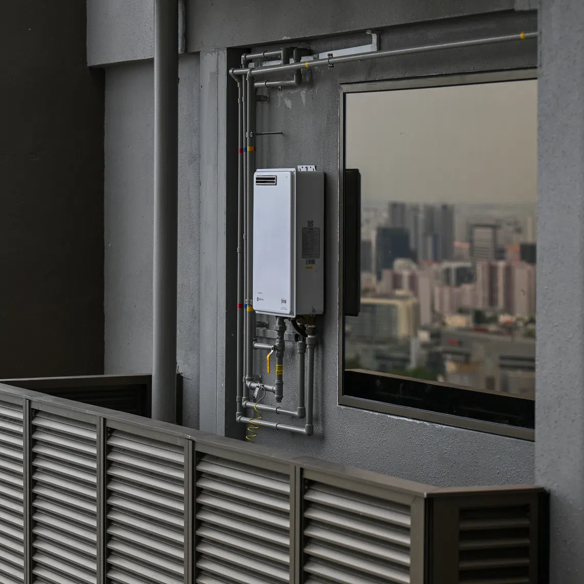 NEA suggests that users with access to a gas network install a gas water heater instead of an electric storage heater.