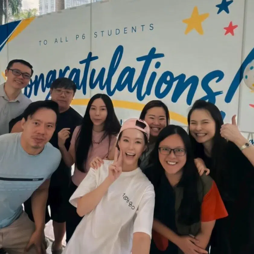 Local actress Yvonne Lim threw a party to celebrate the end of the PSLE season, which ended on Sept 30.