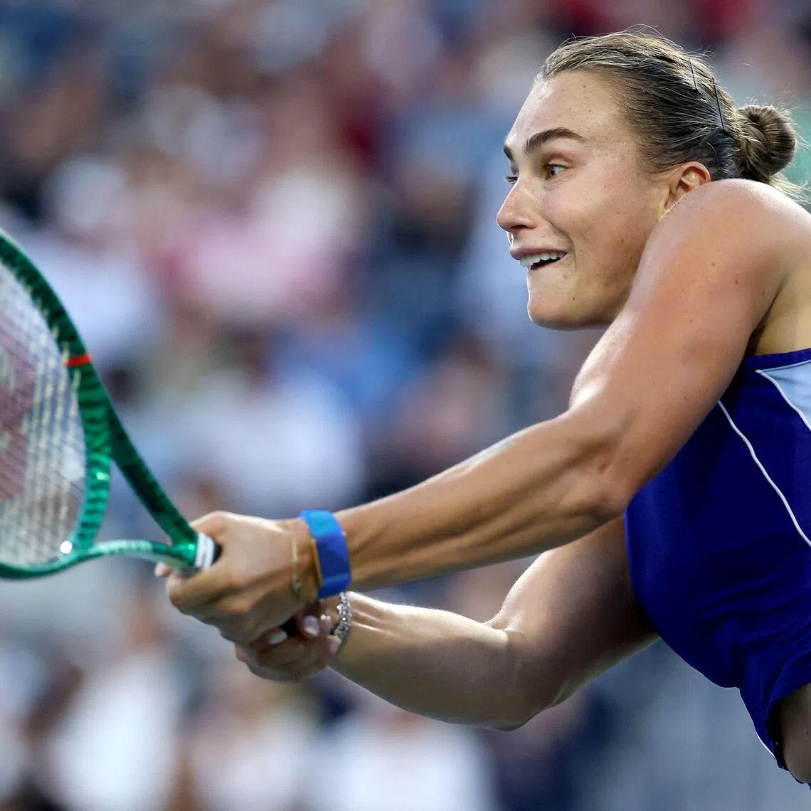 Aryna Sabalenka said she enjoys being atop the rankings, a spot she has held for more than 100 weeks in her career.