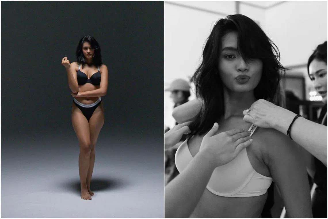 Ms Nia Atasha was picked as one of the faces of Victoria’s Secret’s T-shirt Bra collection.