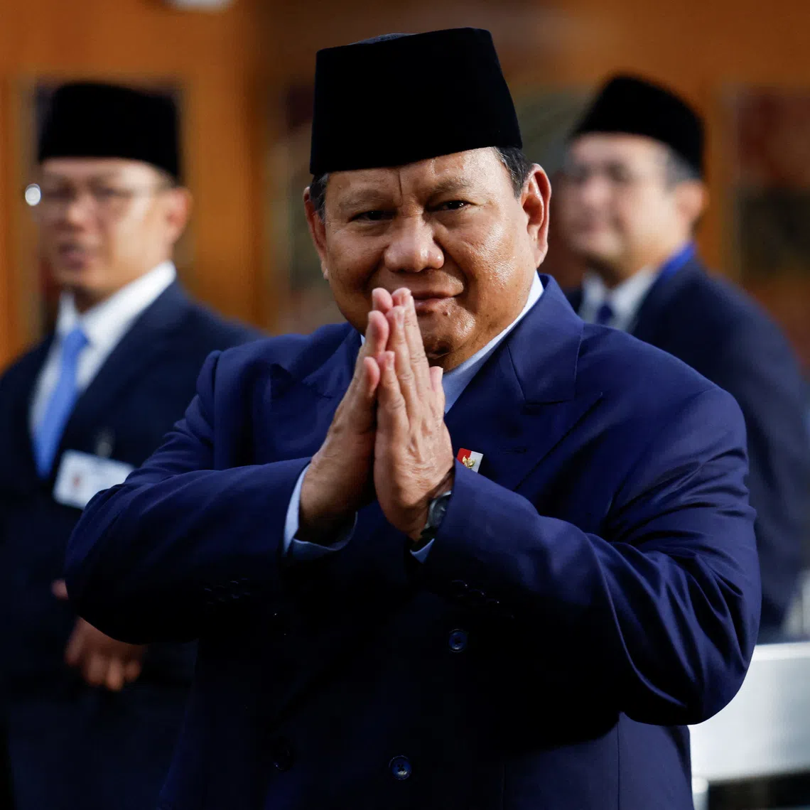 Indonesia's President Prabowo Subianto gestures during the 80th United Nations General Assembly at U.N. headquarters in New York, U.S., September 23, 2025. REUTERS/KYLIE COOPER