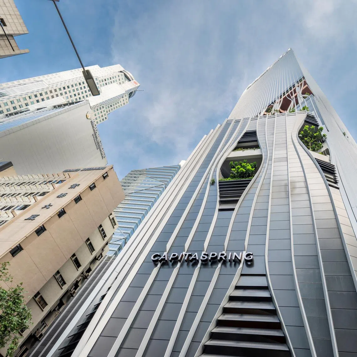 The agreed property value for CapitaSpring, a 51-storey office tower in Raffles Place, is $1.9 billion.