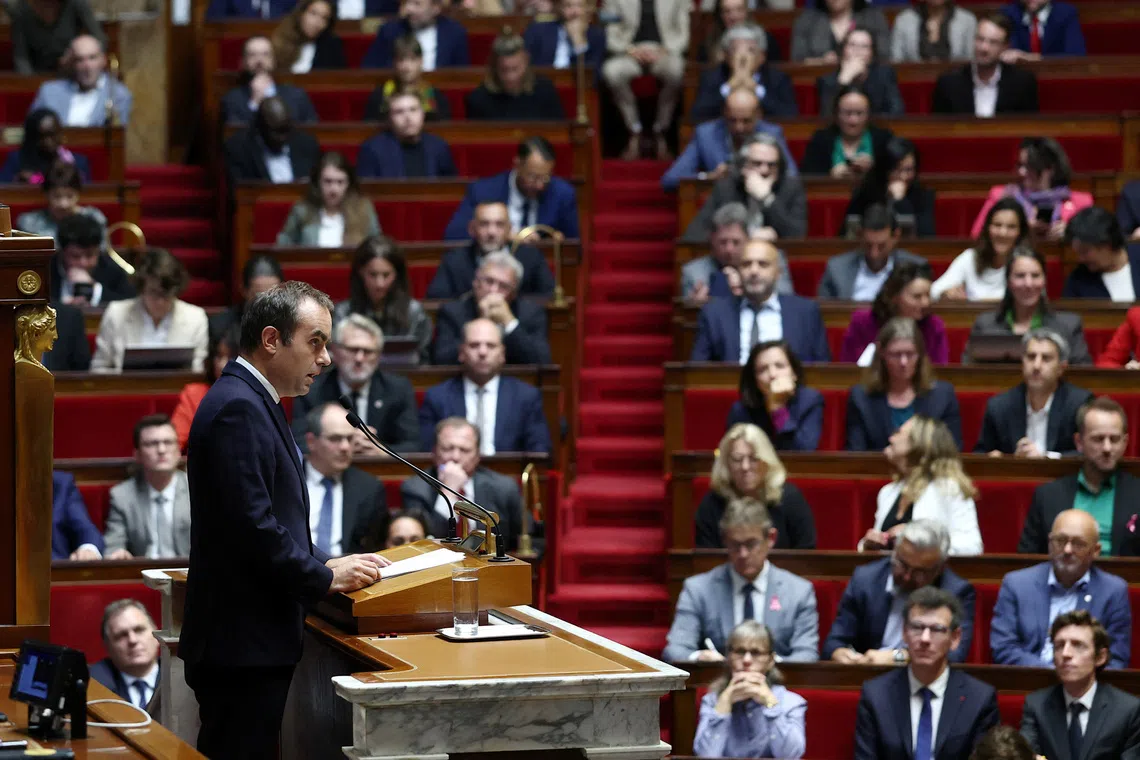 French PM proposes suspending Macron's flagship pension reform to win budget support